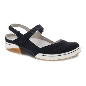 Dansko Black Raeann Suede Mary Jane - Women 37 US 6.5 7